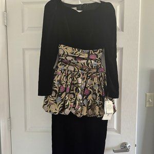 Jessica McClintock - Vintage Velvet Dress.